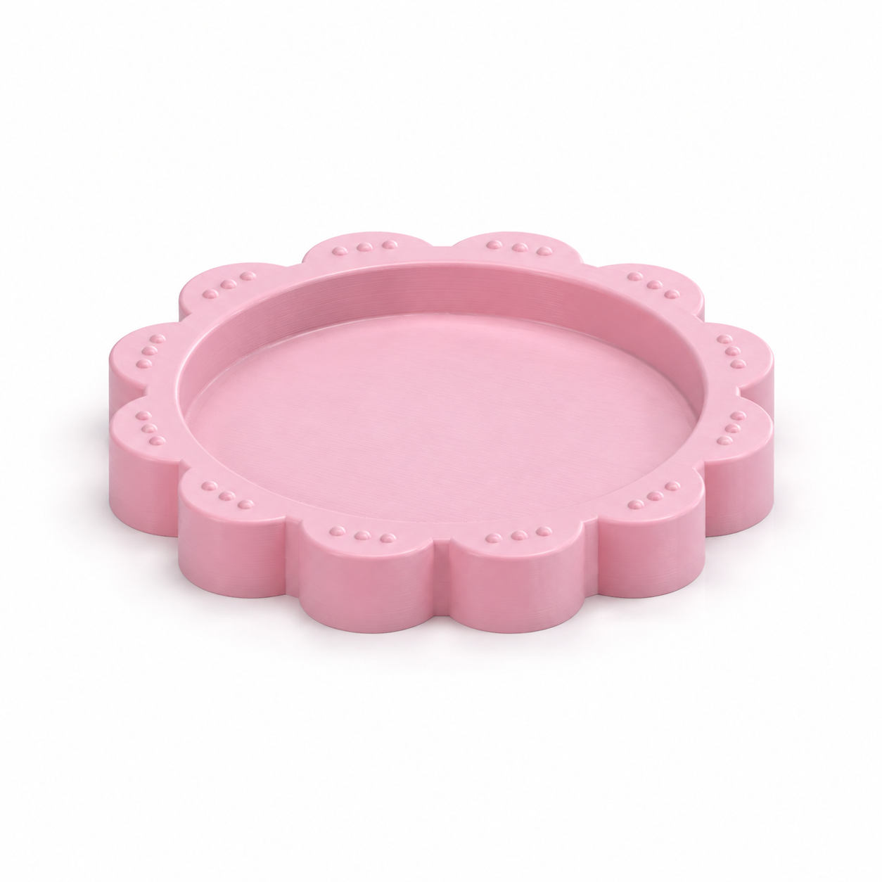 CAD-based finish study of The Petal Dish in Rose