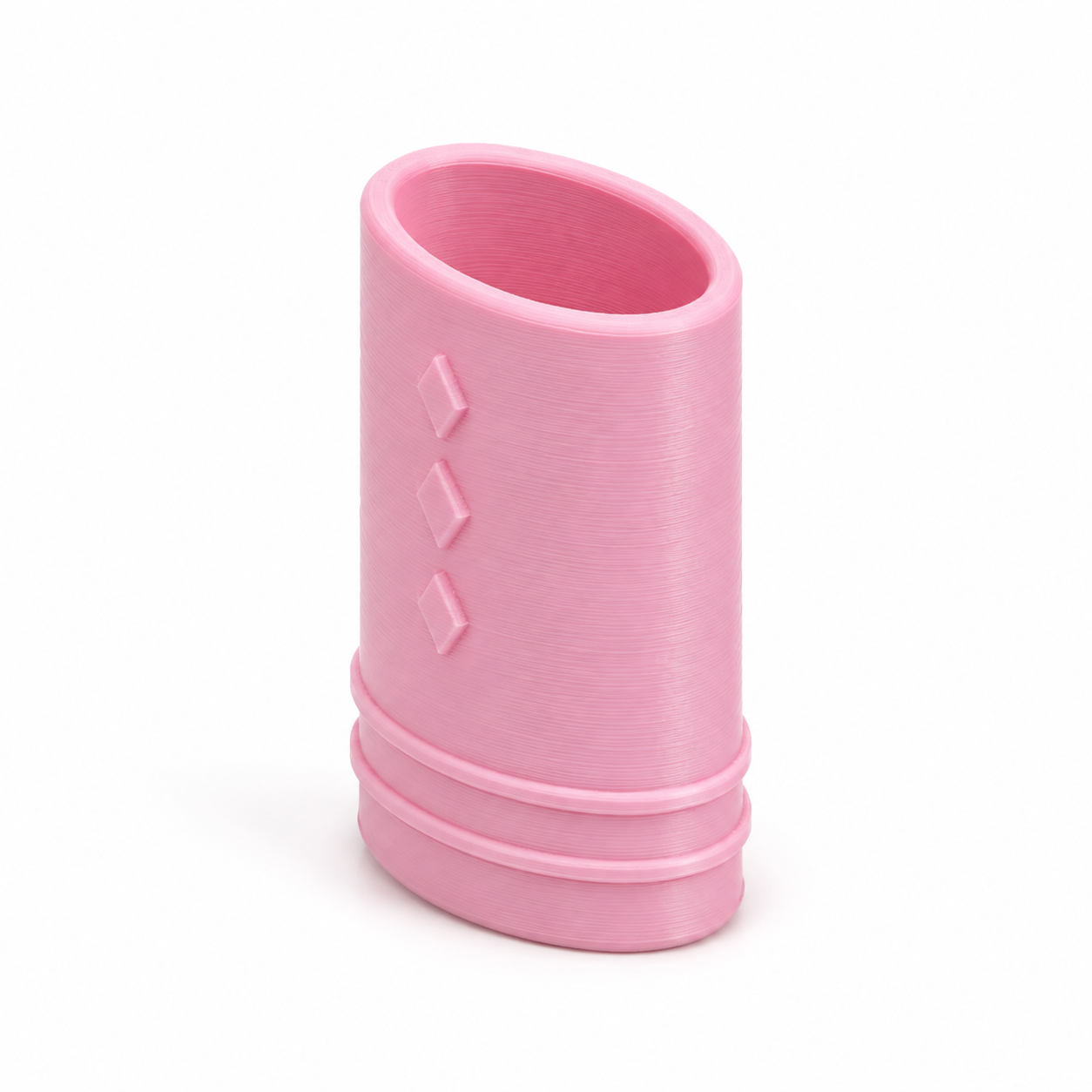 CAD-based finish study of The Ribbon Sleeve in Bubblegum